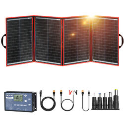 200W Faltbar Tragbar SolarPanel + 12V 20A Batterie Ladegerät Camping Wohnmobil0% MwSt. bei § 12 Abs. 3 UStG*