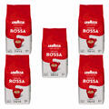 Lavazza Kaffee Qualita Rossa ganze Bohnen Bohnenkaffee Set 5 x 1000 g