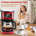 Kaffeemaschine Filterkaffeemaschine 1.5 Liter Kaffeeautomat Thermoskanne Timer