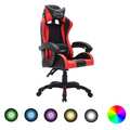 Gaming Stuhl mit RGB LED-Leuchten Chefsessel Bürostuhl Mehrere Auswahl vidaXL