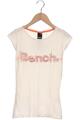 Bench. T-Shirt Damen Shirt Kurzärmliges Oberteil Gr. XS Baumwolle Beige #7qe1k9b