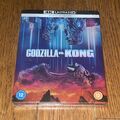 Godzilla Vs Kong 4k 2-Discs Bluray UK Steelbook NEW