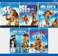 Ice Age 1+2+3+4+5 [Blu-ray]
