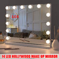 Hollywood Schminkspiegel mit 14 LED Beleuchtung Kosmetikspiegel Dimmbar Spiegel