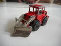 Majorette Tractor Shovel in Red