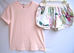 STH Sanetta Girls Shorty 1/2 Arm rosa Shorts farbig bunt Gr 164 176 UVP 45,35 €