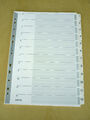 3x LEITZ 4325 Mylarkarton-Register, 1-12, A4, 12-teilig, weiß Trennblätter