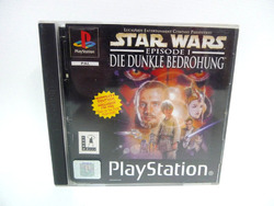 Playstation 1 - Star Wars: Episode I-Die Dunkle Bedrohung (Titanium) - PS 1