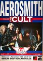 AEROSMITH – THE CULT 1989 BERLIN - orig. Concert Poster - Plakat - A1 xx - YY