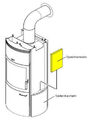 Hark Thermospeicherstein groß für Kaminofen Opera-B nur Kachelverkleidung