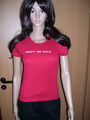 Esprit Damen T Shirt Oberteil Shirt Top Rot Kurzarm Größe XS neu 