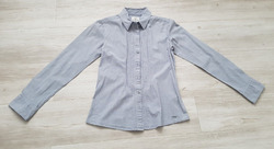 Damen Bluse / Hemd Tom Tailor Gr. 34 blaugrau