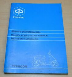 PIAGGIO TYPHOON 50ccm TEC Motor Roller Elektrik Wartung Daten Werkstatthandbuch