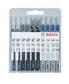 Bosch 10tlg. Stichsägeblatt-Set Basic for Metal and Wood 2607010630