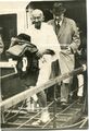 D4279 Foto 1931 Indien Mahatma Gandhi Ankunft in Folkestone England
