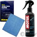 MOTUL MC CARE PERFECT SITZBANKPFLEGE 250ml SPRÜHFLASCHE + MICROFASASERTUCH