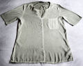 Marc O‘ Polo Shirt Bluse helles khaki / grau-grün Größe S 