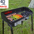 Camp Chef Explorer 2 Brennerherd mit Bratpfanne Grill BBQ Outdoor Propangas Neu