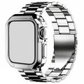 Edelstahl Armband mit Schutzhülle Für Apple Watch Series 9 8/7/6/5/4/SE 44-45mm