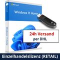 Microsoft Windows 11 Home  Vollversion | RETAIL Lizenz | inkl. USB Boot Stick