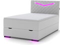 Boxspringbett 90x200 120x200 140x200 mit Bettkasten LED-Gaming Bett beleuchtet