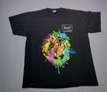 Vintage Tiger T-Shirt Größe XL Serif Kreativität Frucht des Webstuhls Graffiti