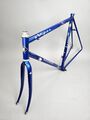 Rahmen Set Basso Viper Blau Shimano 600 90s vintage retro frame 57 cm 55 cm