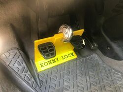 VW Bus T4 *Konny-Lock* California Multivan- Mod / Pedalfessel Diebstahlsicherung