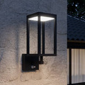 Lucande Qimka LED-Solar-Außenwandlampe Außenwandleuchte Lampe mit Sensor