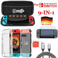 DE Für Nintendo Switch Tasche EVA Hard Case,Schutzhülle,2M Type C Kabel,HD Folie