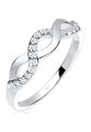 Infinity Knoten Ring Trend Unendlichkeit 925 Silber Zirkonia Von Elli Neu Ring