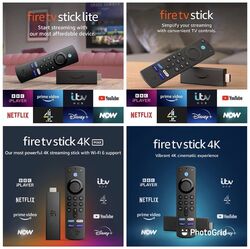 Amazon Fire TV Stick 2022 | LITE | Standard | 4K Ultra HD | 4K ULTRA MAX |