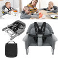 Tischsitz Faltbar Babysitz Baby Hochstuhl Sitzerhöhung Reisehochstuhl Kindersitz