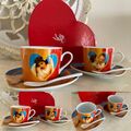 Cappuccino Tasse Herz Box Kaffeetasse Engel 7 Teile Geschenk Box