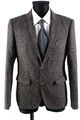 Asos schwarz-braun-weißes Tweed-Sakko Gr.50/M Wollmischung Top Zustand