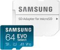Samsung Evo Select Micro SDXC 64 128 256 512 GB Speicherkarte Class10 UHS-I U3 4