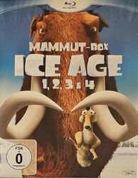 4 Blu-rays in 1 Set - Ice Age 1-4 - Mammut-Box