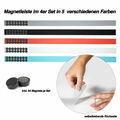 Büro Magnetleisten im 4er Set inkl.Magneten für Fotos Küche Dokumente 5 Farben