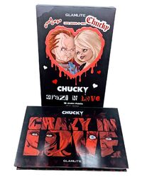 Chucky x Glamlite ""Crazy In Love"" Palette/15 Farben limitierte Auflage Lidschatten