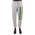 MOSCHINO COUTURE Italien Flagge Logo Jogginghose Hose Taschen Grau Pants 13408