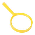 (Gelb) Farbe Kunststoffgriff Vergrößerungsglas Magnifier Für Das Lesen Stud FAT