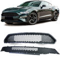 Sport Kühlergrill Bullit Set Oben + Unten passt für Ford Mustang 17-22