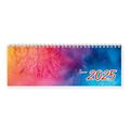 Trötsch Schreibtischquerkalender Timer Farben (eine Woche 2 Seiten) 2025 | KG