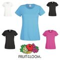 T-Shirt FRUIT OF THE LOOM Lady-Fit Valueweight Damen - S M L XL etc. zur Auswahl
