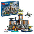 LEGO City 60419 Polizeistation auf der Gefängnisinsel Bausatz, Mehrfarbig