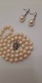 Perlenkette mit dekorativer Schliesse, 43 cm