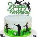 Happy Birthday Fußball Junge Torten Deko Stecker Cake Topper Geburtstags Kuchen