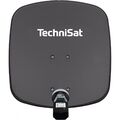 TechniSat DigiDish 45 Satellitenantenne inkl. Single V/H-LNB mit Satfinder grau