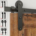CCJH Schiebetürsystem für Schiebetüren Holzschiebetür Einzeltür/Doppeltür/Bypass