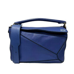 LOEWE Puzzle Bag Medium Blue 2way Handtasche 322.30.K74 231021T